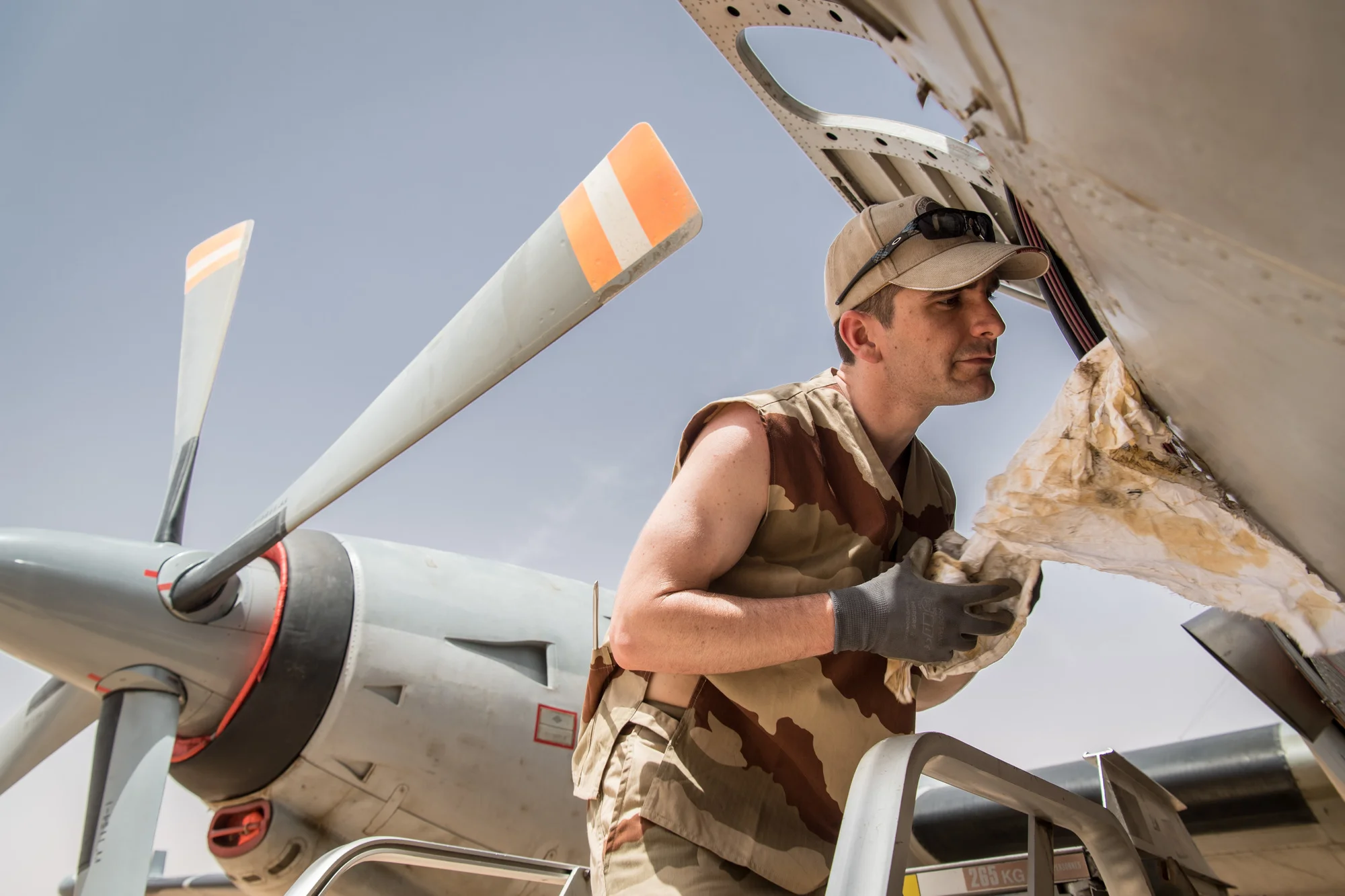 Un avion de patrouille maritime Atlantique 2 participe aux opérations au Sahel