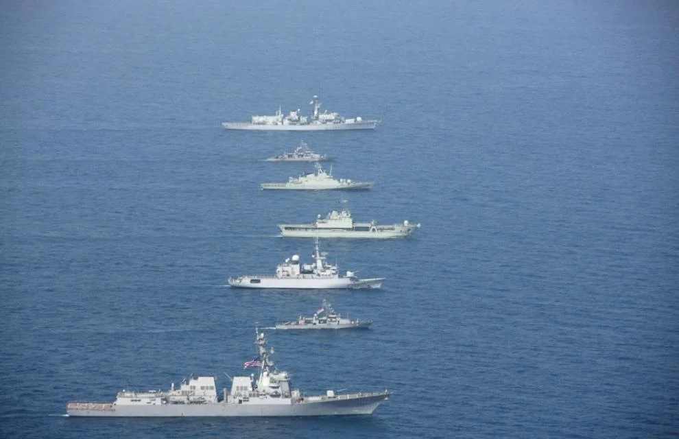 Le Floréal participe à un exercice multinational