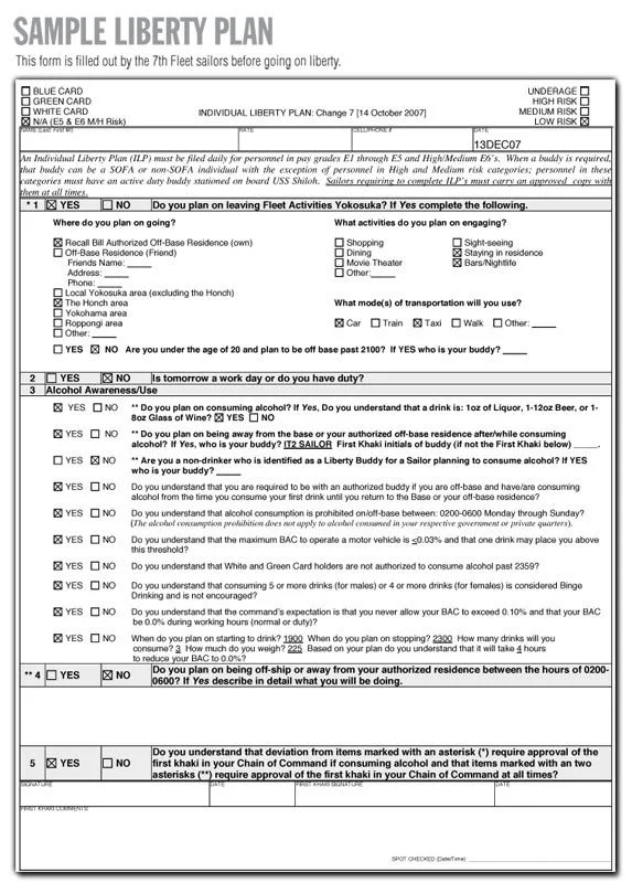 Plan individuel détaillé