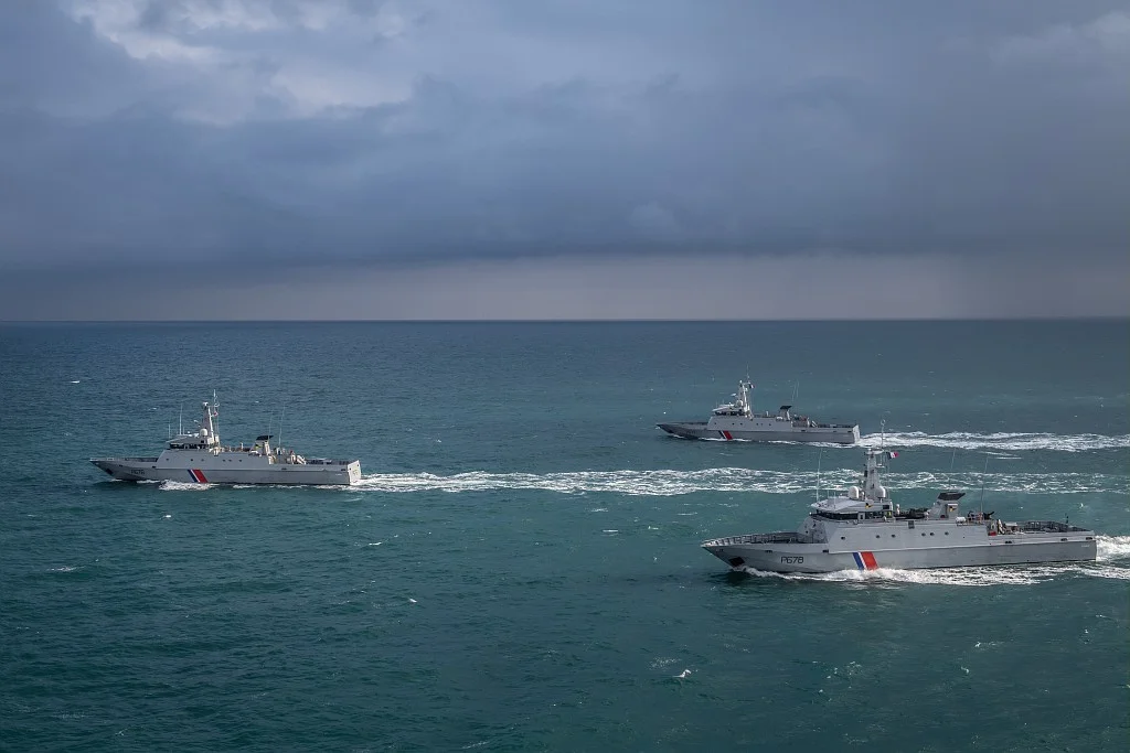 Les patrouilleurs de service public (PSP) Pluvier, Cormoran et Flamant