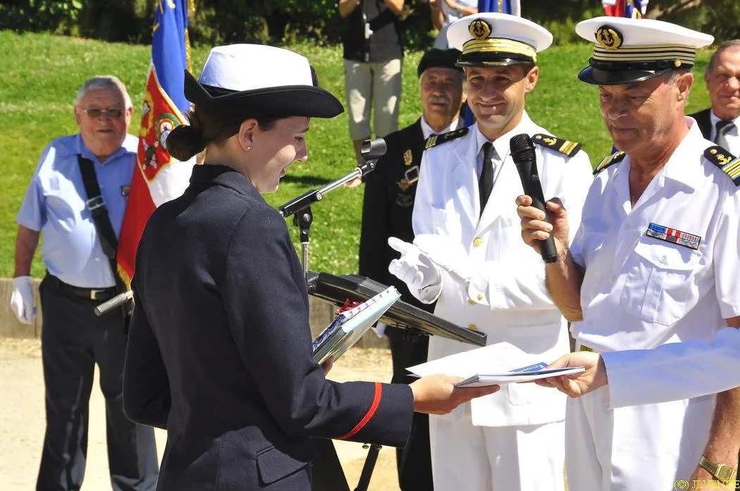 Les stagiaires de la préparation militaire marine de La Seyne-sur-mer reçoivent leur brevet