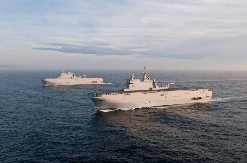 Rencontre en mer des 2 BPC français