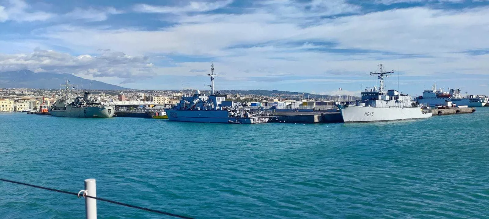 L'Orion en escale avec le SNMCMG2