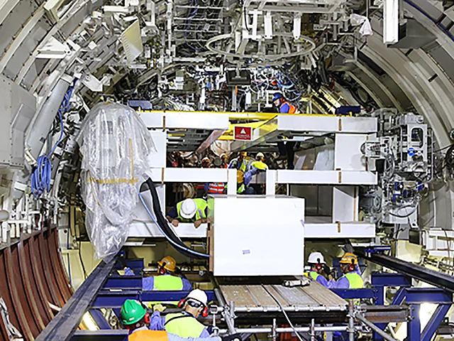 Le module de manutention des armes du 1er sous-marin brésilien