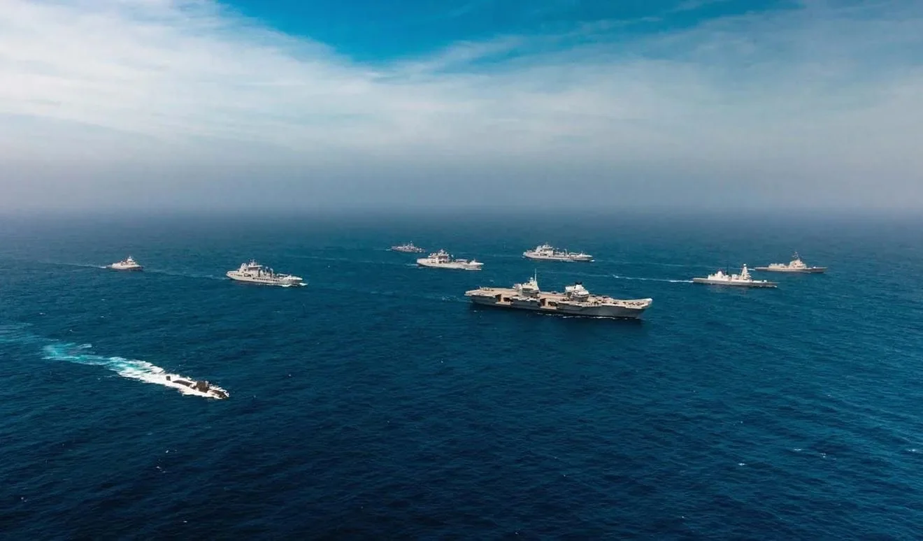 Le groupe aéronaval britannique CSG25