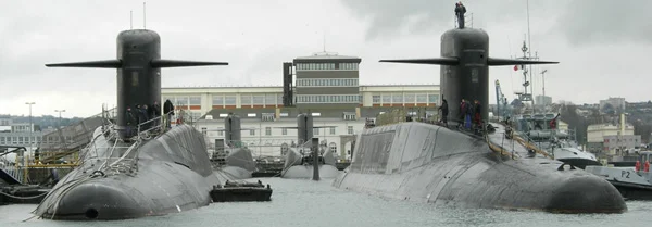 SNLE désarmés dans le port de Cherbourg