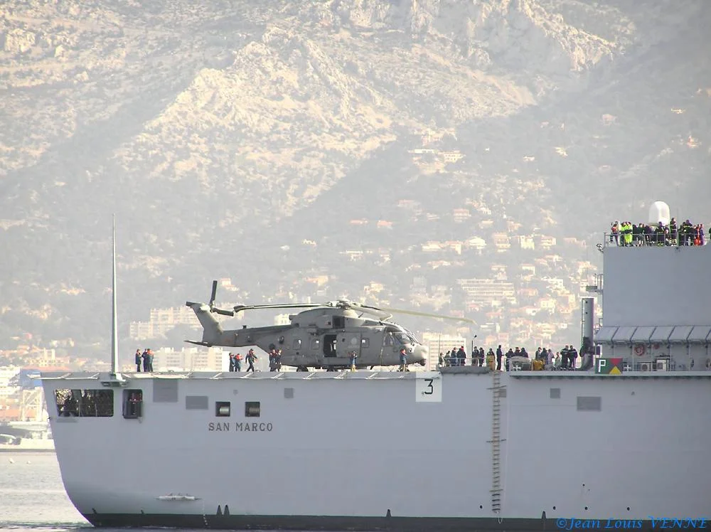 L'appareillage du San Marco