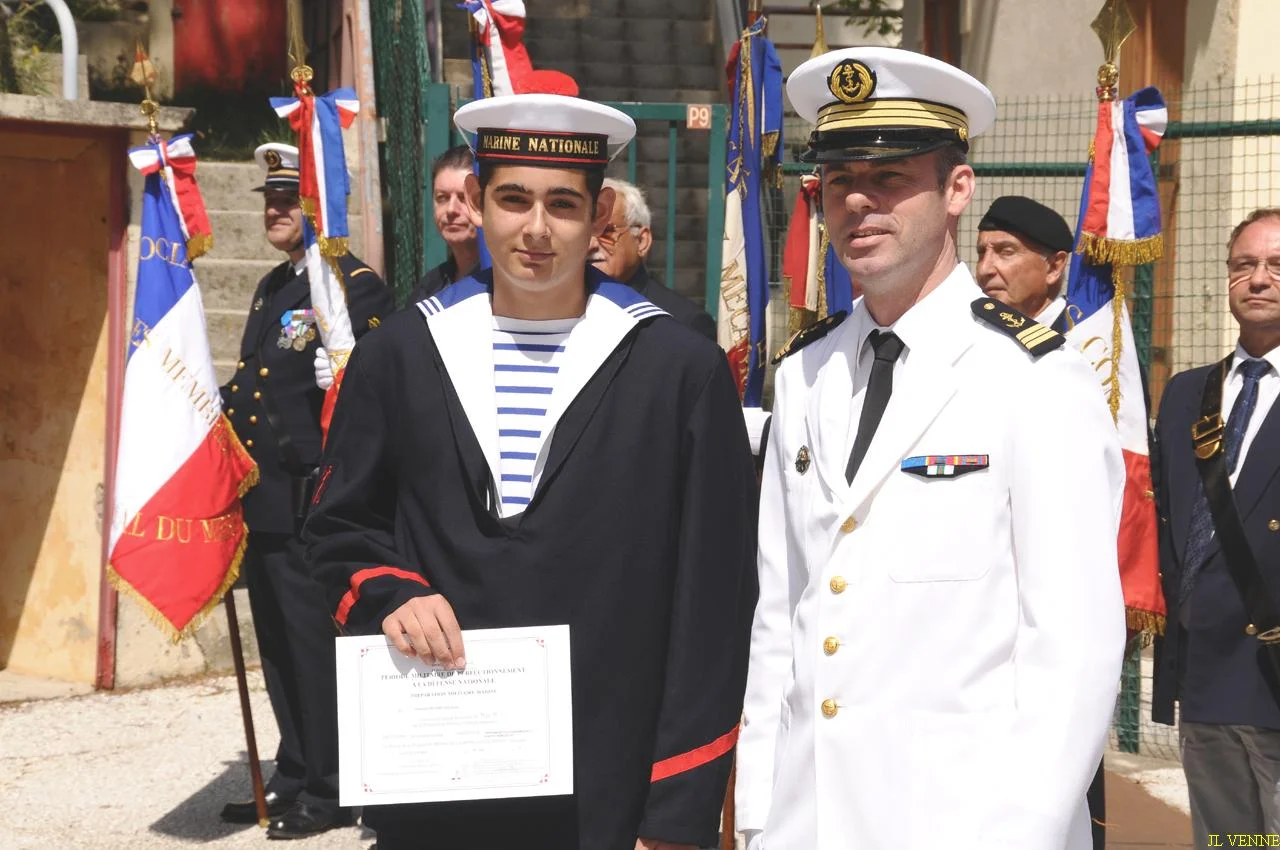 Remise des diplômes aux stagiaires de la Préparation Militaire Marine de LA SEYNE SUR MER