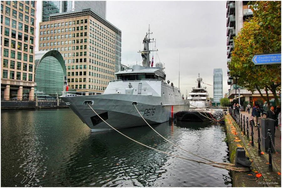 Le patrouilleur Le Flamant en escale à Londres
