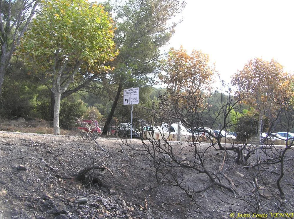 Les dégâts provoqués par l'incendie au CIN St Mandrier