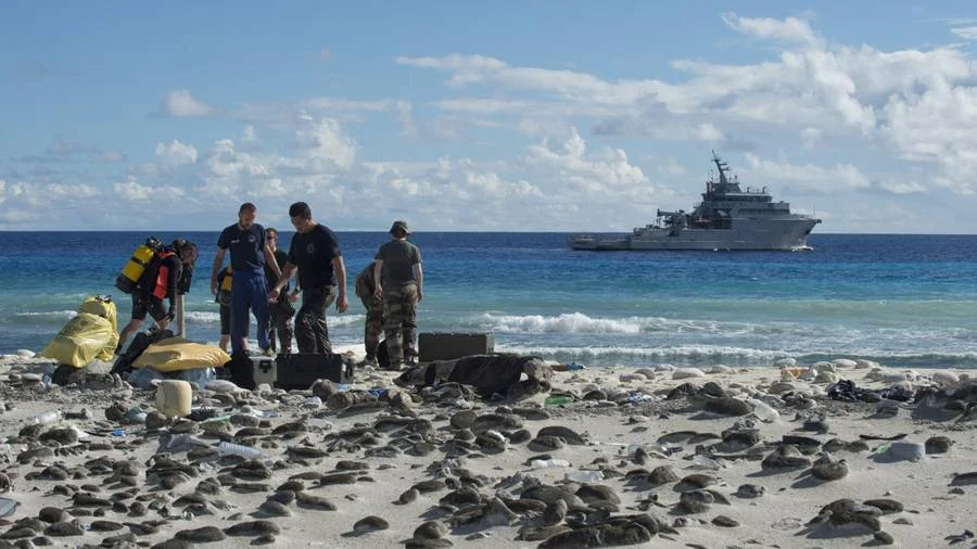 Déminage de munitions sur l’atoll de Clipperton