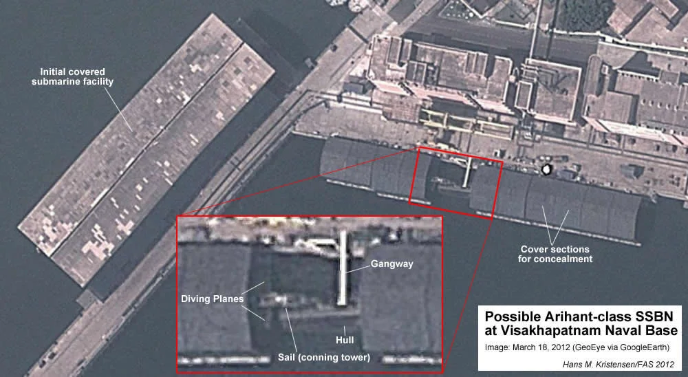 Première image du SNLE indien, l’Arihant ?