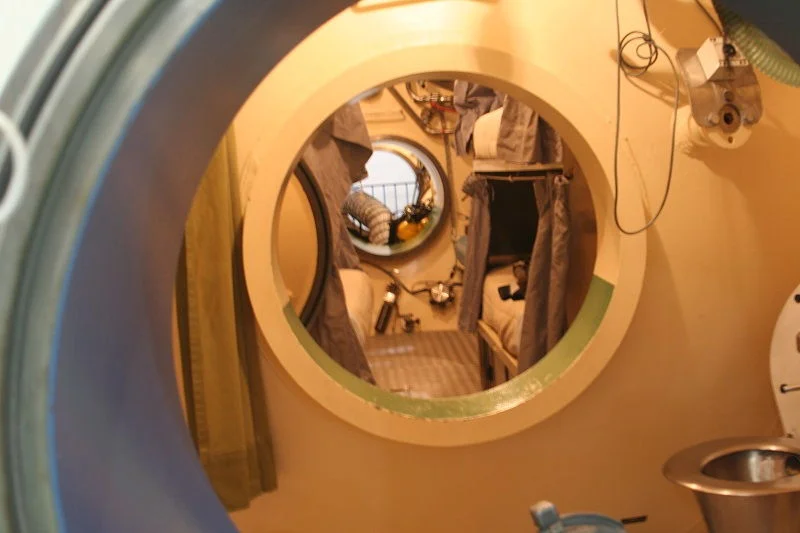 L'intérieur du caisson