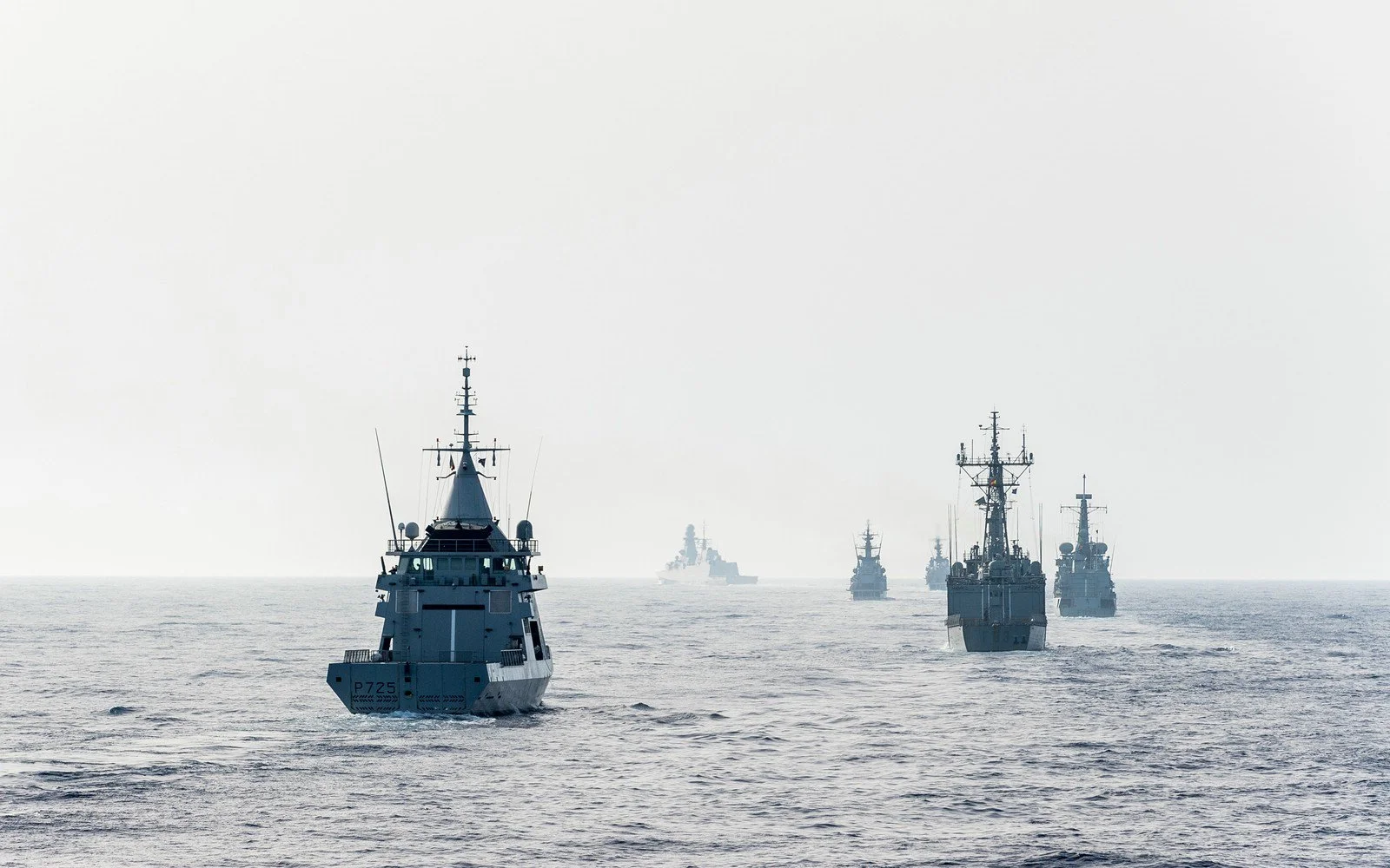 Le patrouilleur L'Adroit participe à l’entraînement Mare Aperto