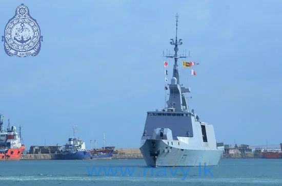 La frégate Surcouf arrive au Sri-Lanka
