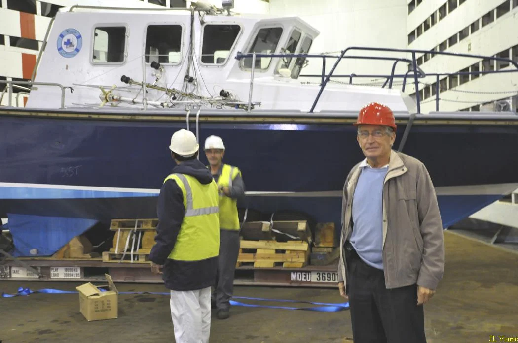 La vedette à bord de l'Eider