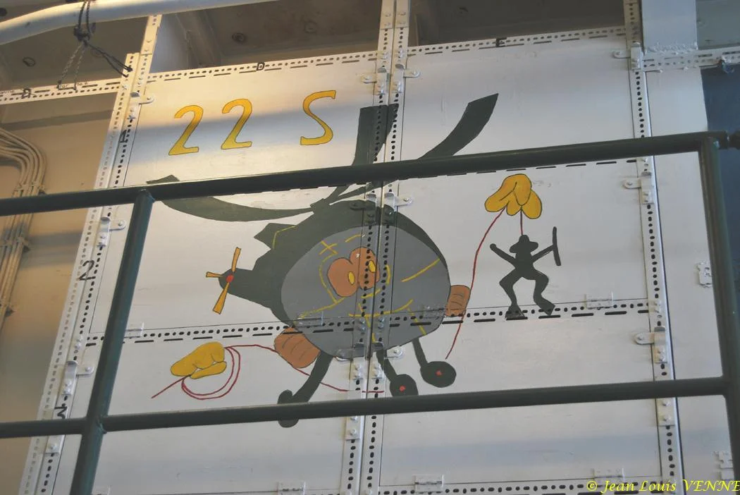 Les insignes du détachement hélico