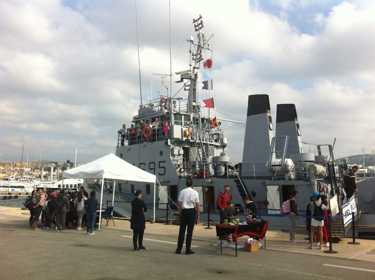 L’école à bord du remorqueur 