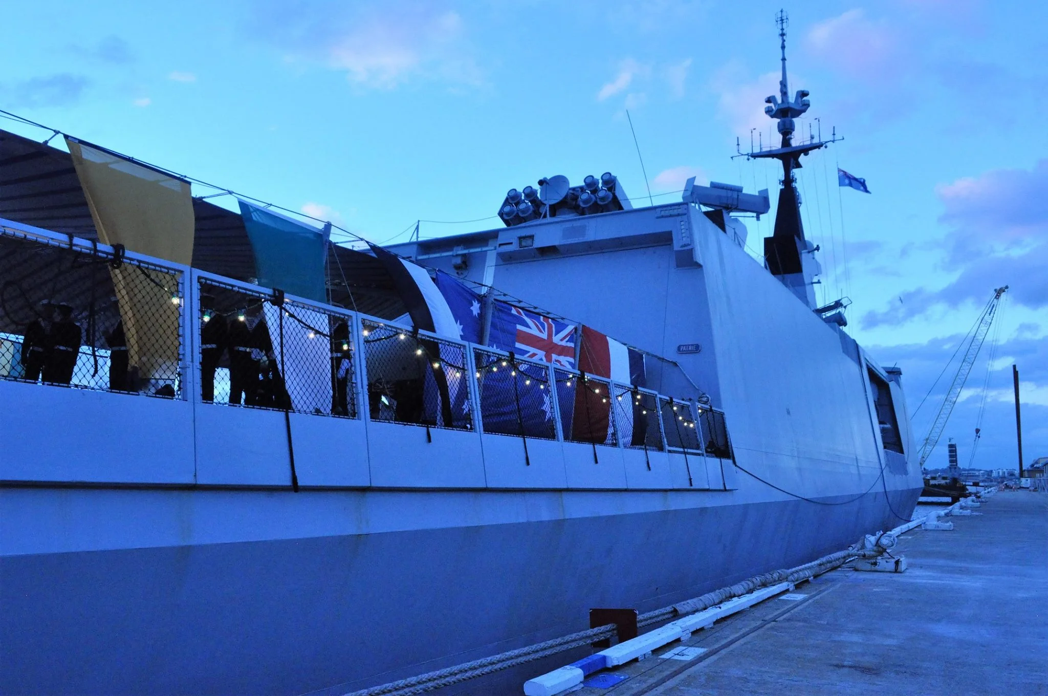 La frégate Guépratte en escale à Freemantle (Australie)