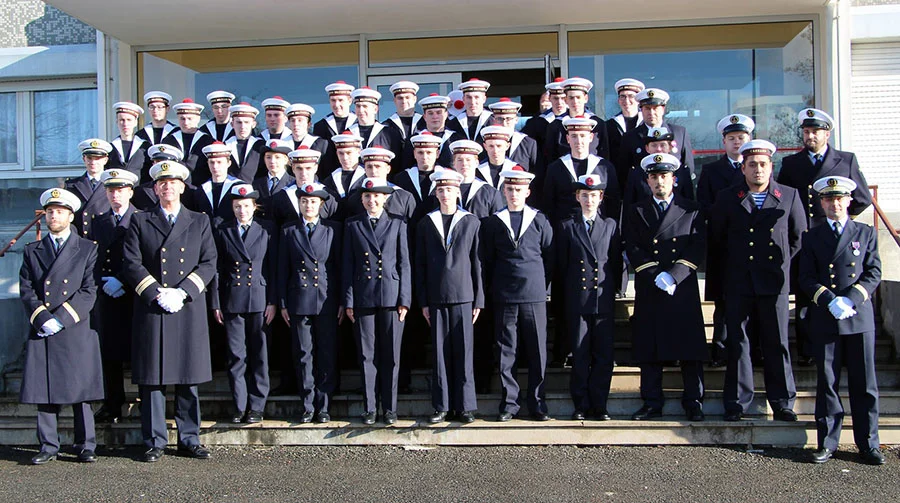 La délégation du Cassard avec les stagiaires de la PMM Dijon
