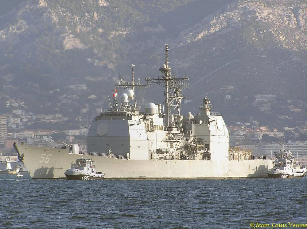 Escale du croiseur USS San Jacinto Ã  Toulon