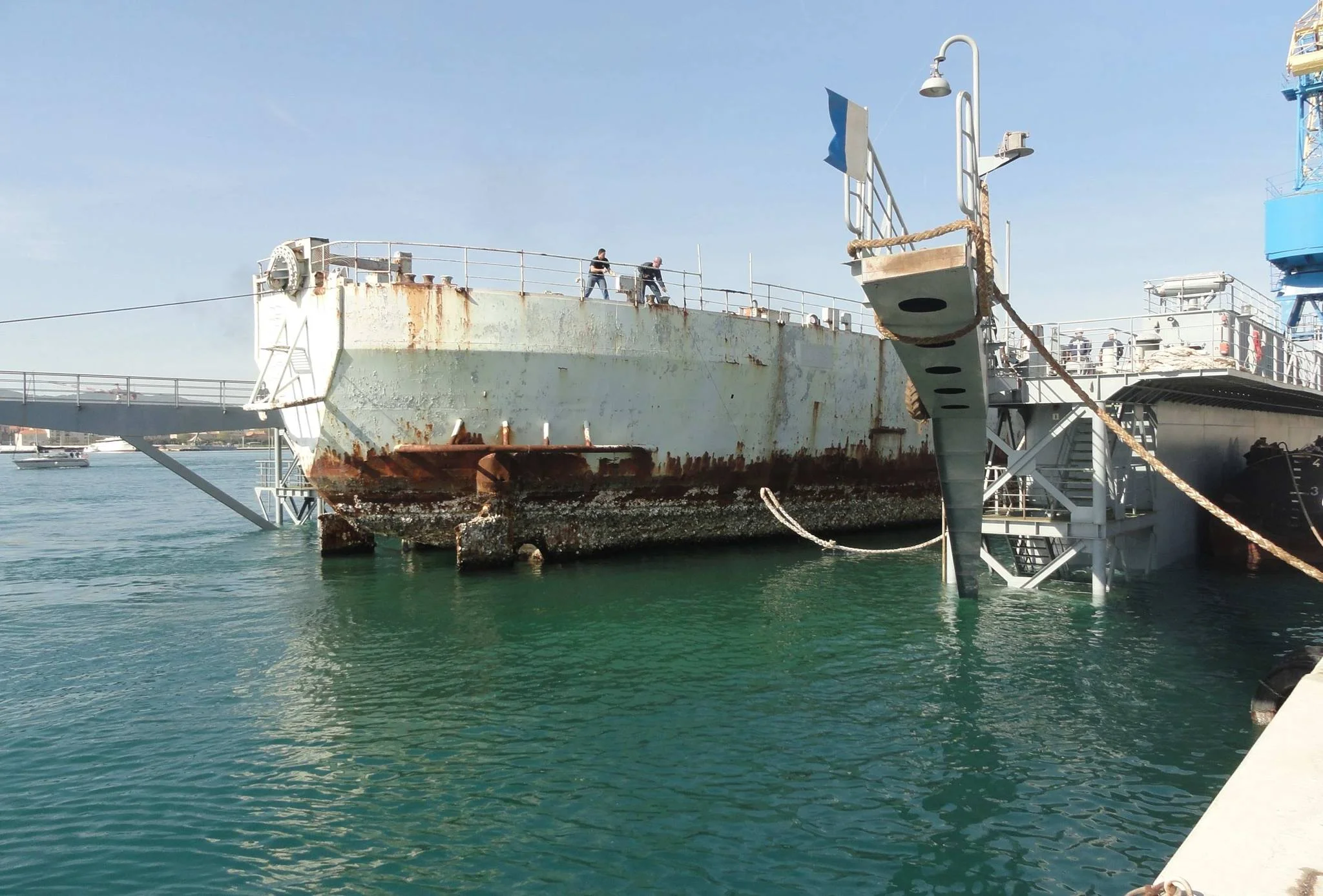 L’ex-pétrolier-ravitailleur d’escadre « Saône »