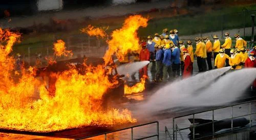 Stagiaires à l’entraînement