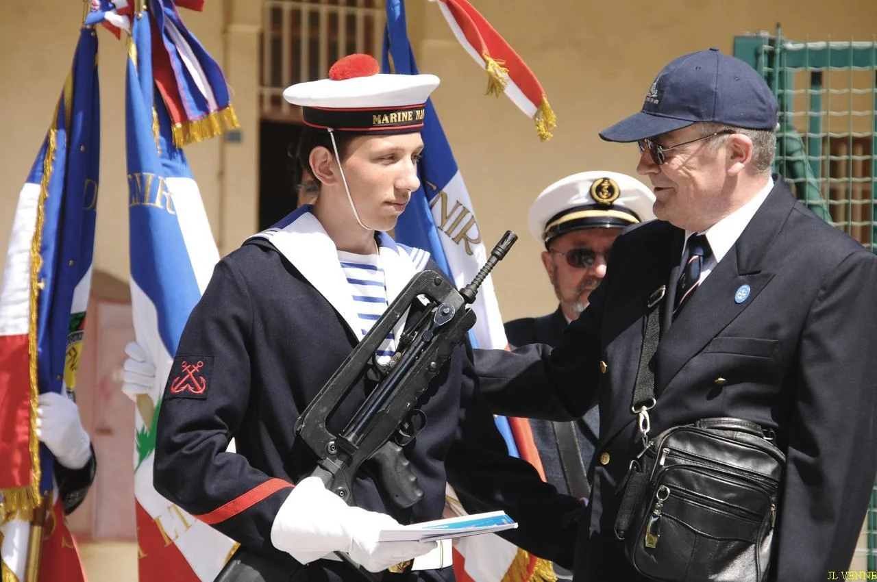 Remise des diplômes aux stagiaires de la Préparation Militaire Marine de LA SEYNE SUR MER