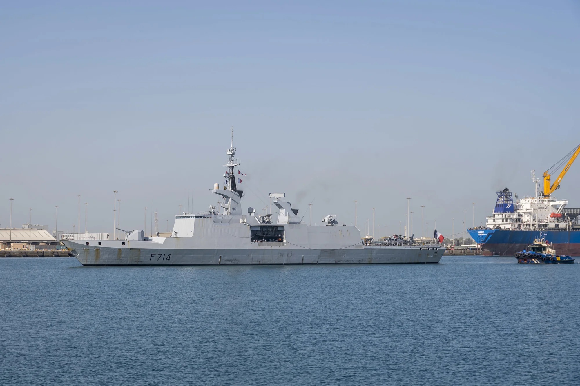 La frégate Guépratte arrive aux Emirats-Arabes-Unis