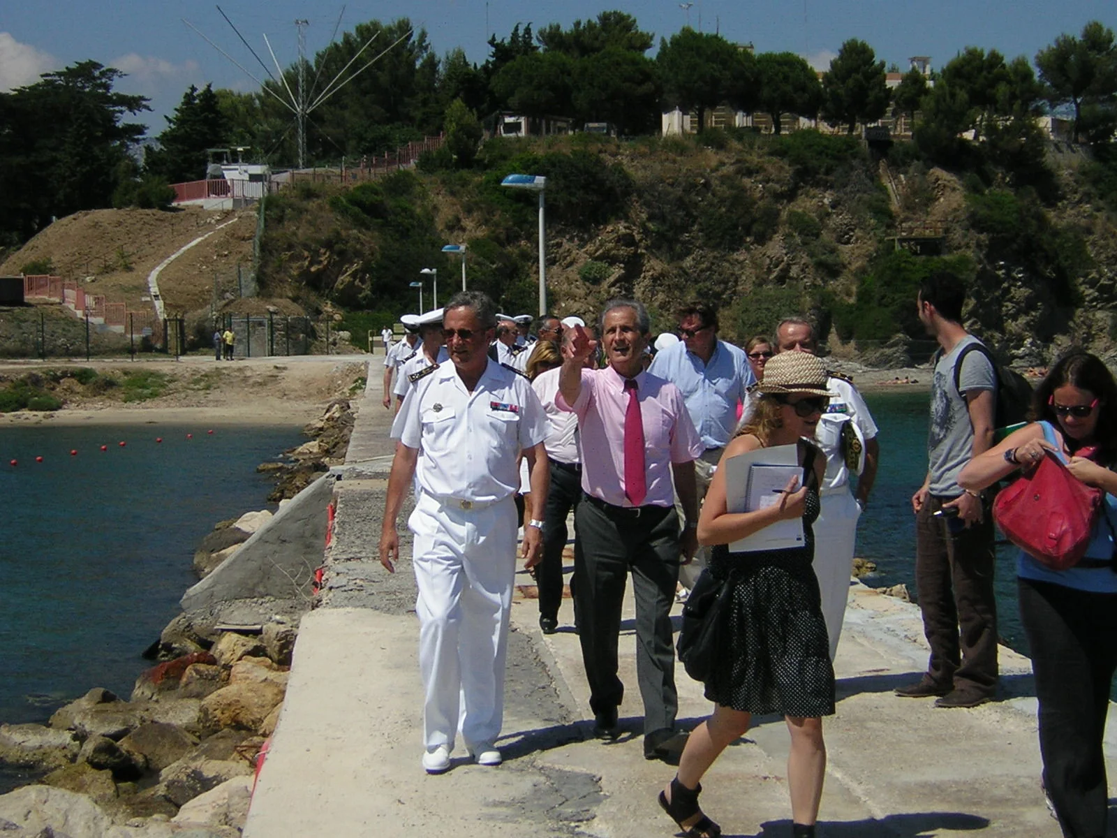 La digue ouverte au public