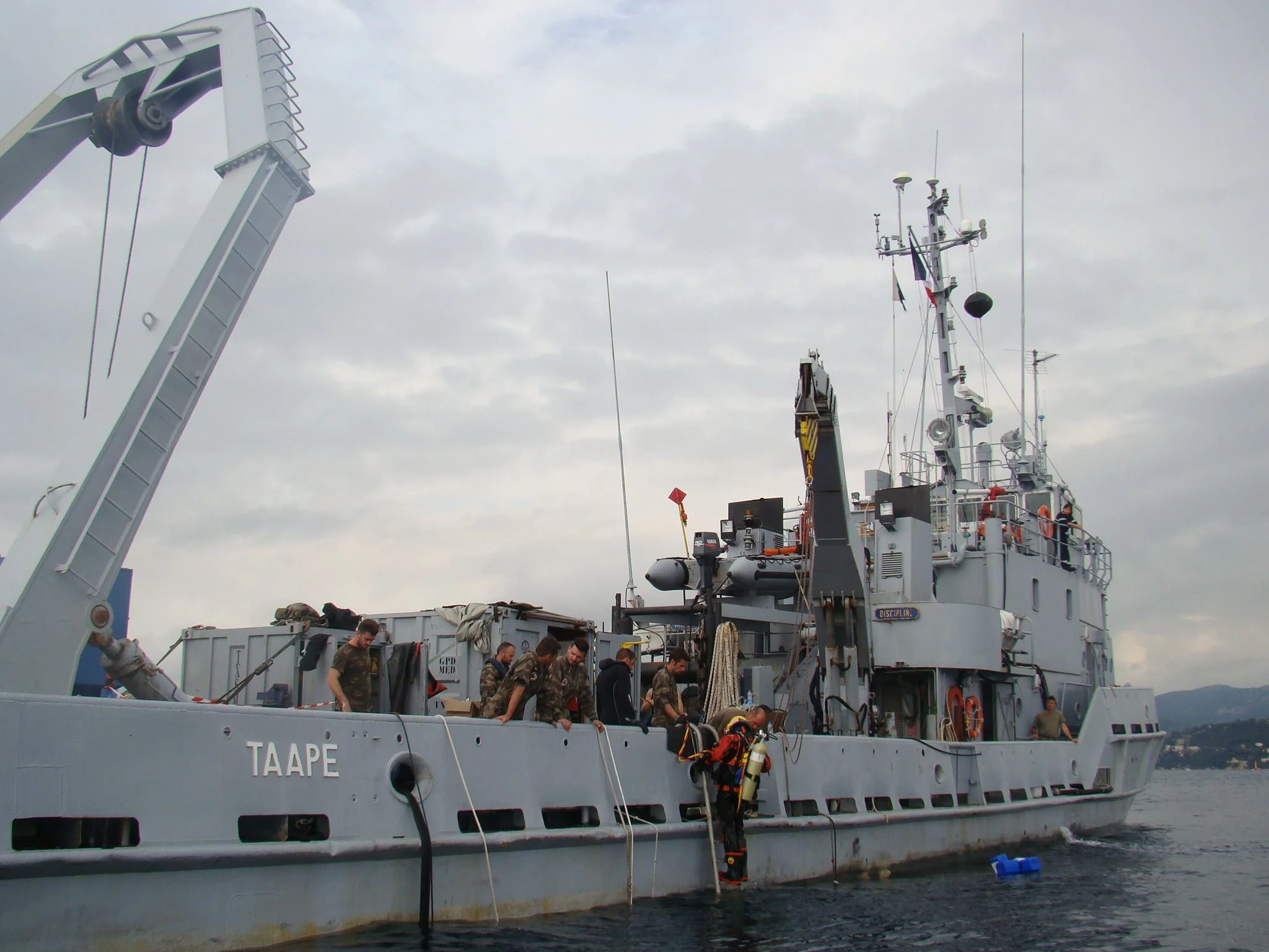 Le GPD Méditerranée effectue des travaux sous-marins par grands fonds