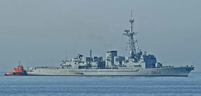 La frégate Primauguet arrive à Majorque