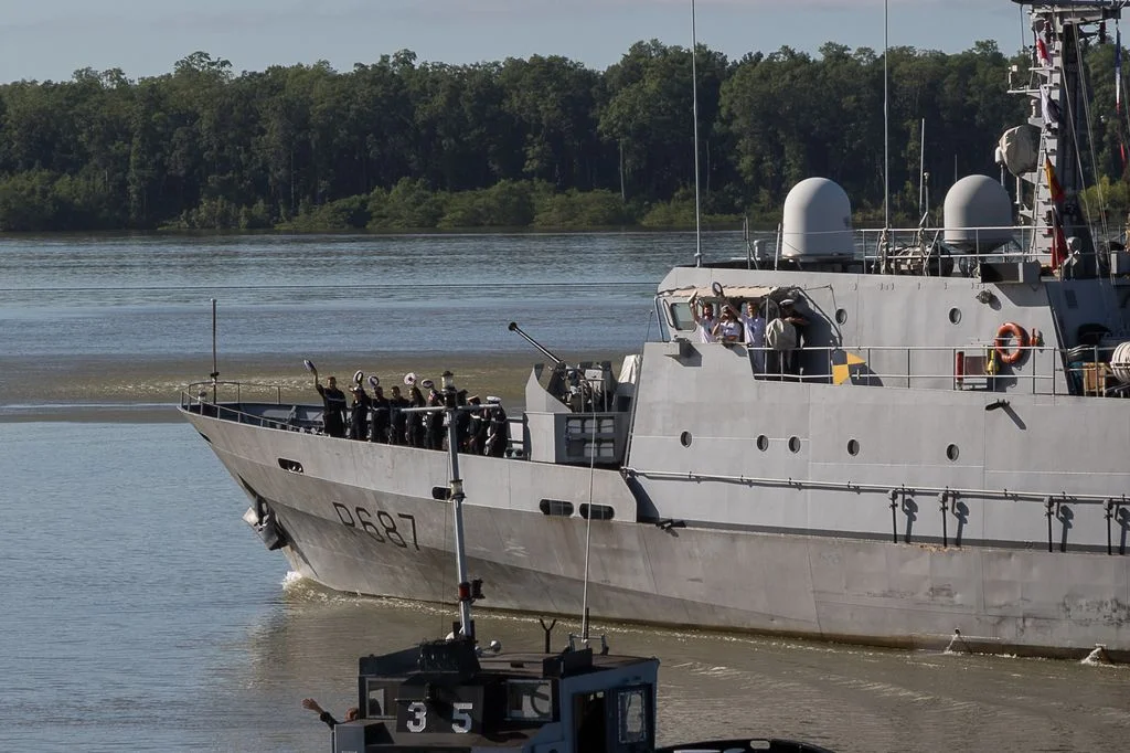 Le patrouilleur La Gracieuse quitte définitivement la Guyane