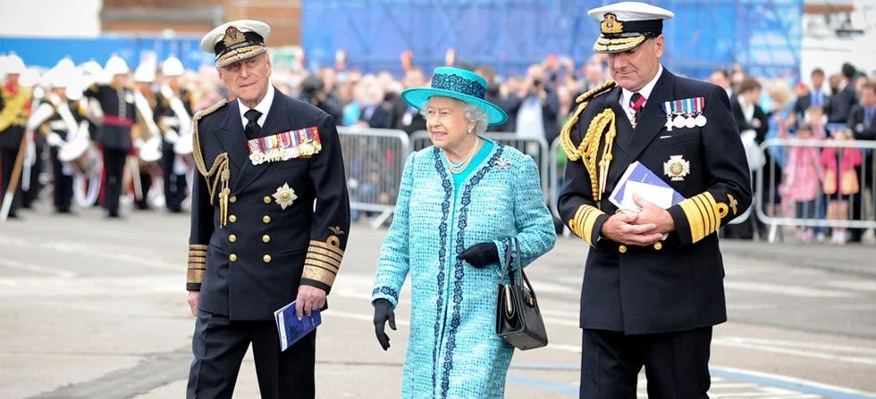 Cérémonie de mise à l’eau du HMS Queen Elisabeth