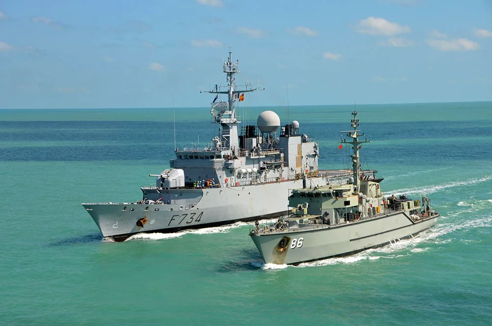 Rendez-vous franco-australien à la mer