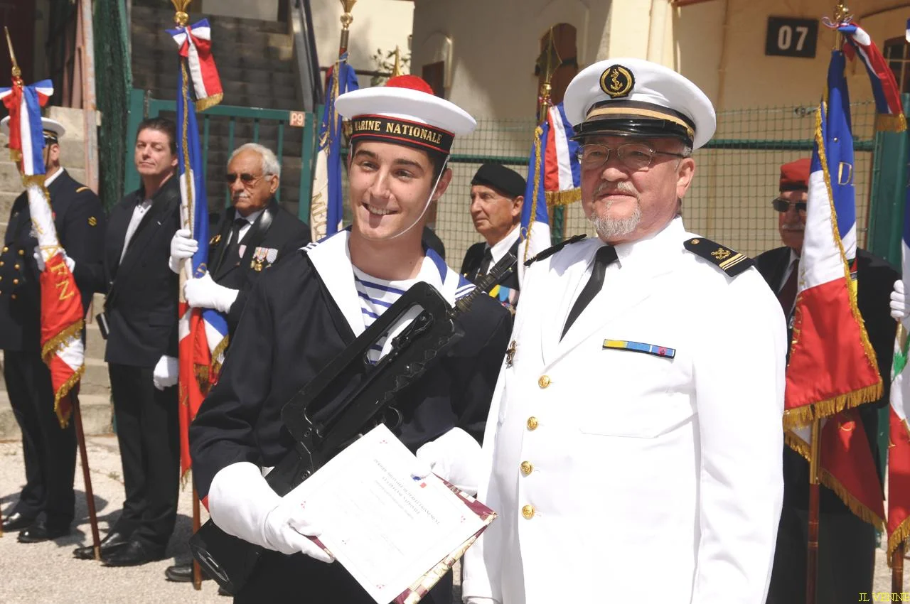 Remise des diplômes aux stagiaires de la Préparation Militaire Marine de LA SEYNE SUR MER