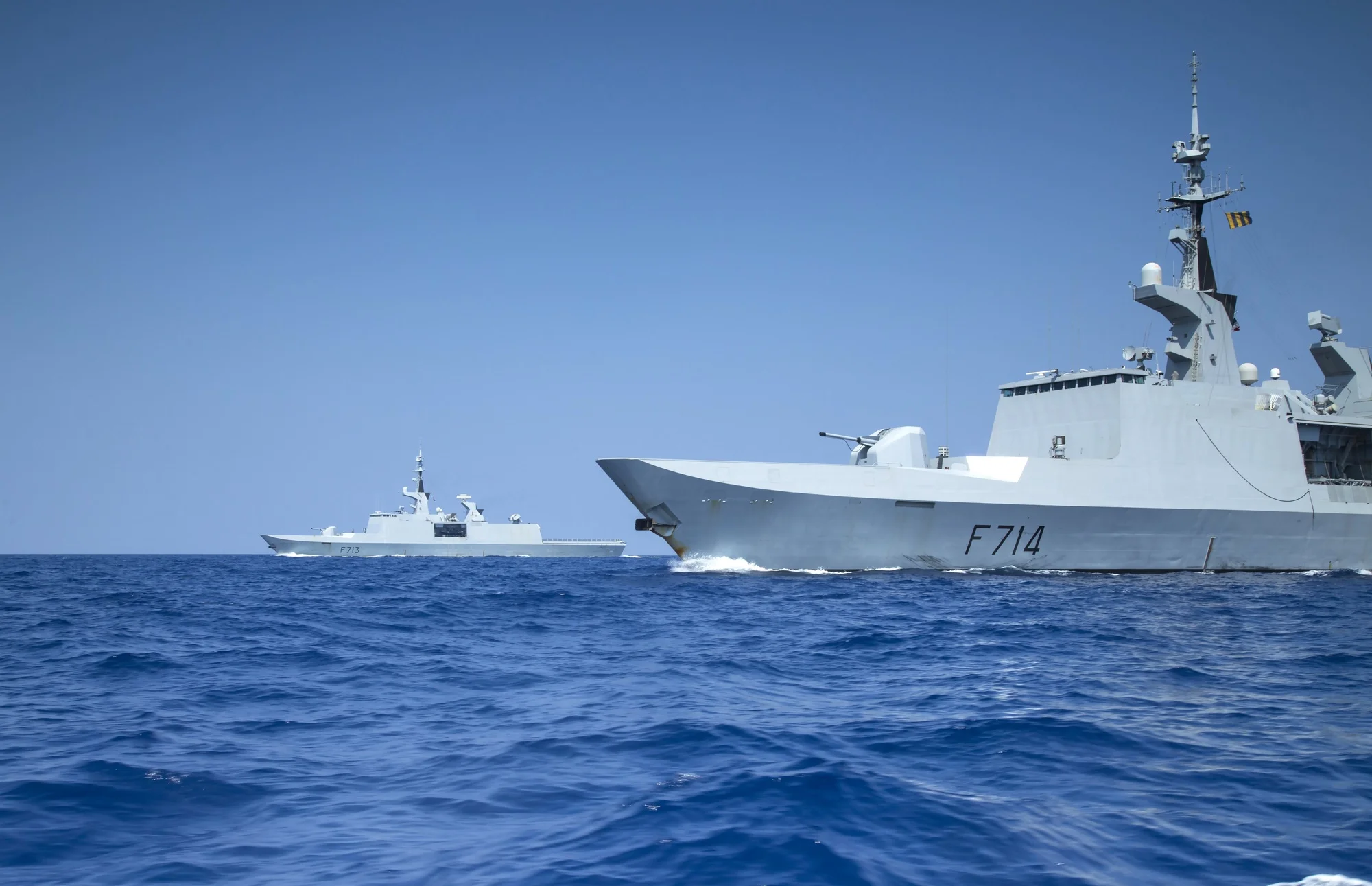 Les frégates Guépratte et Aconit