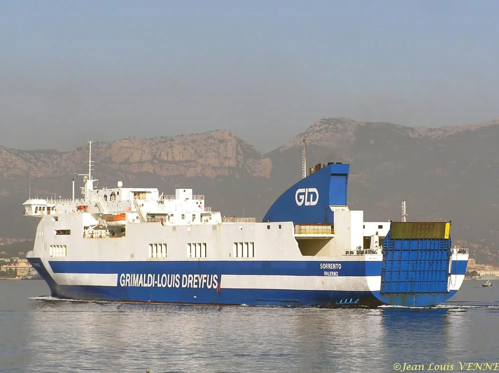 Arrivée Ã  Toulon du Sorrento