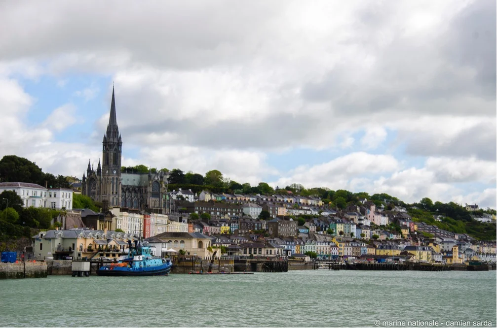 A l'entrée du chenal de Cork