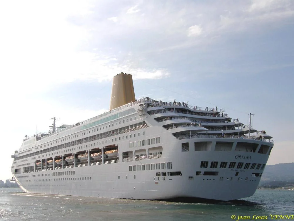 Le paquebot Oriana à La Seyne-sur-Mer