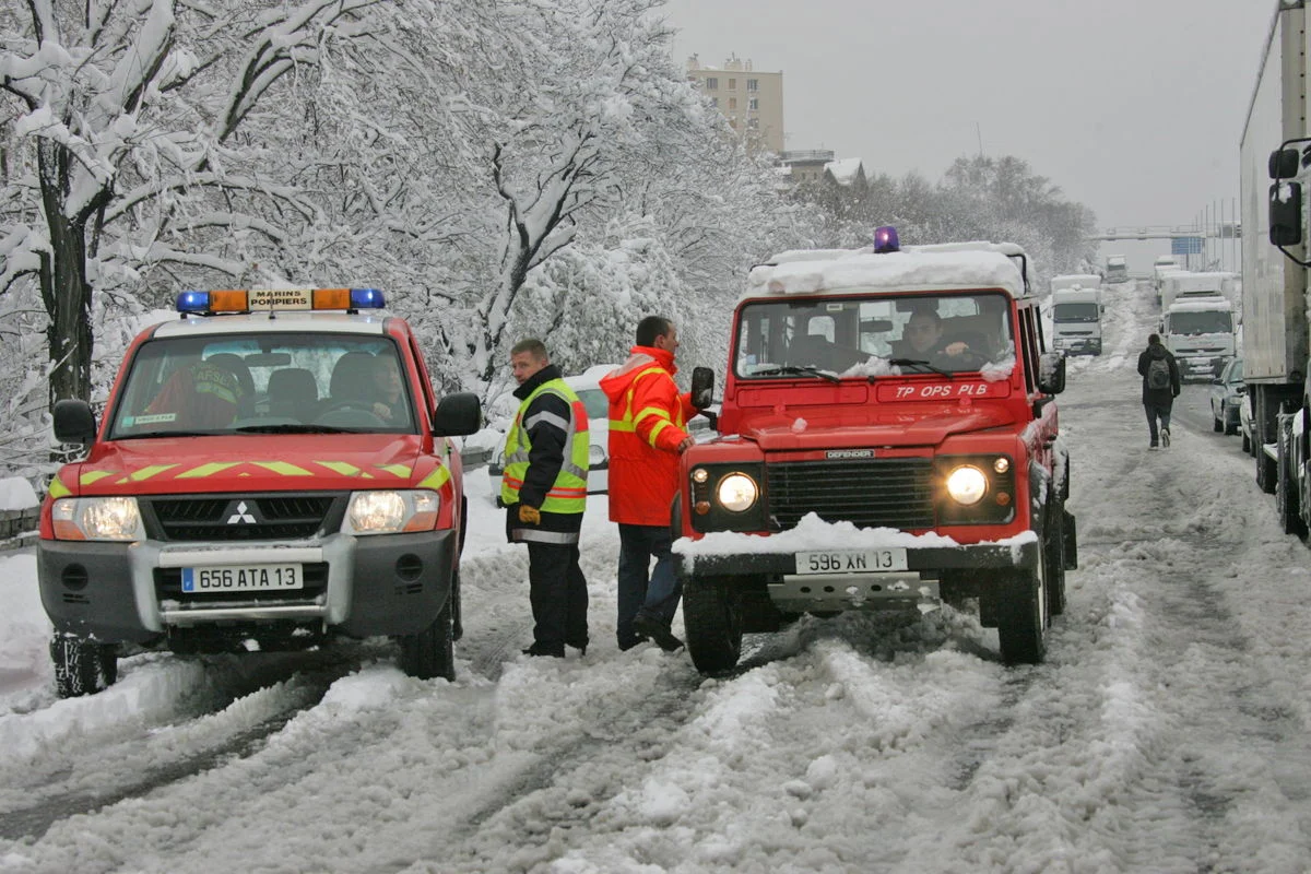 Autoroute A7 : les marins-pompiers en reconnaissance