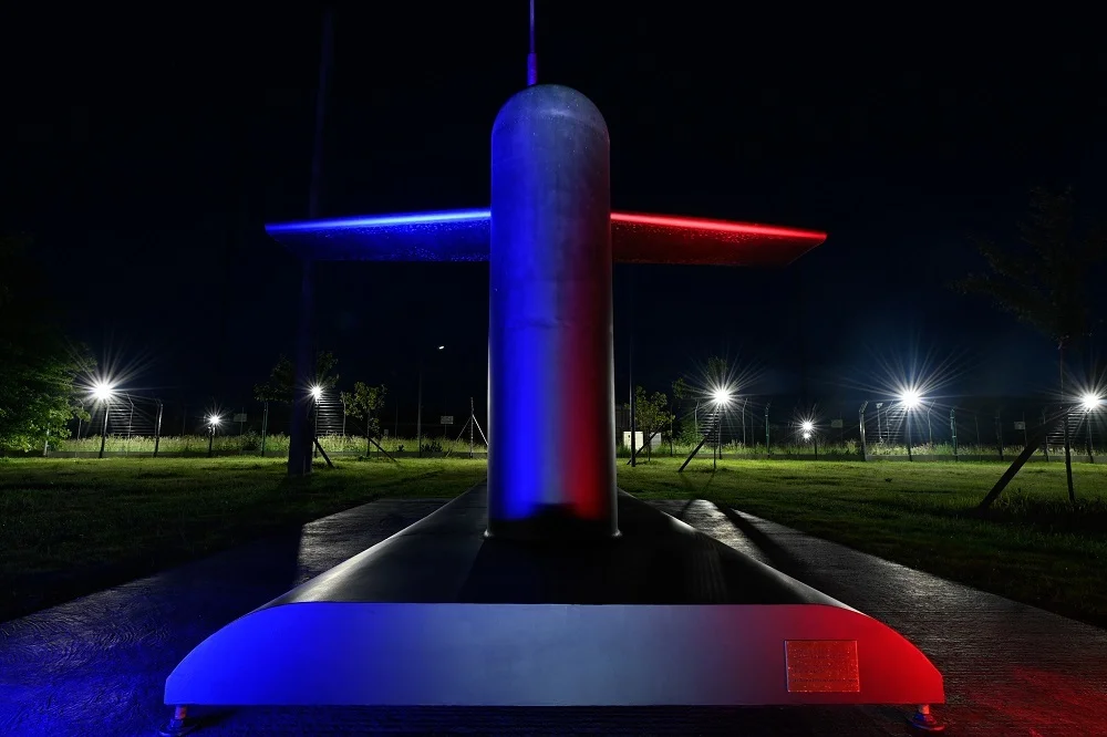La maquette du massif de SNLE au CTM de Sainte Assise