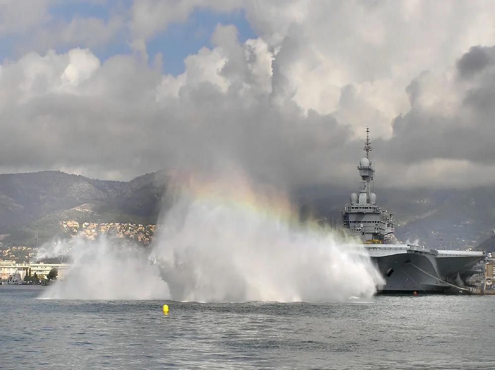Essais des catapultes du Charles de Gaulle