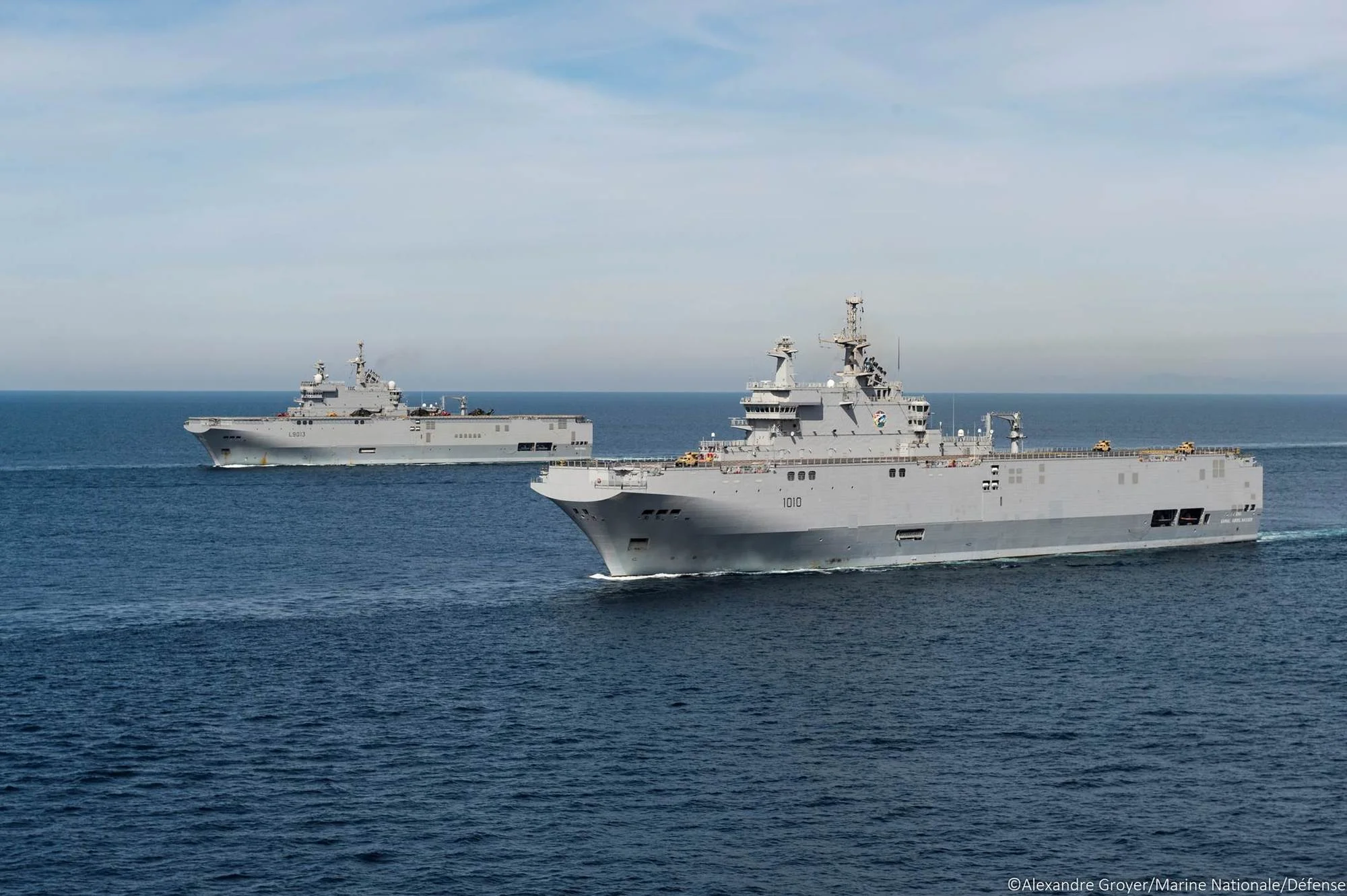 Les PHA Mistral et Gamal Abdel Nasser