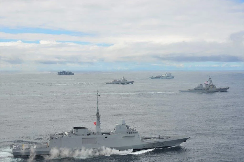 La frégate Normandie durant l’exercice RAGNAR VIKING