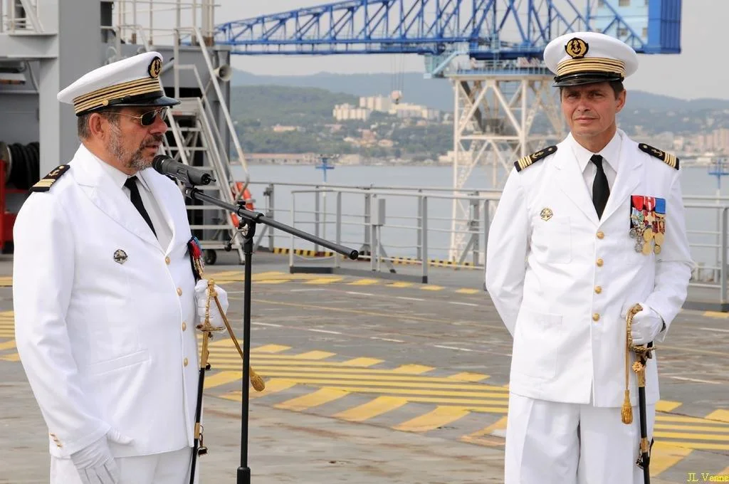 Prise de commandement du BPC Mistral