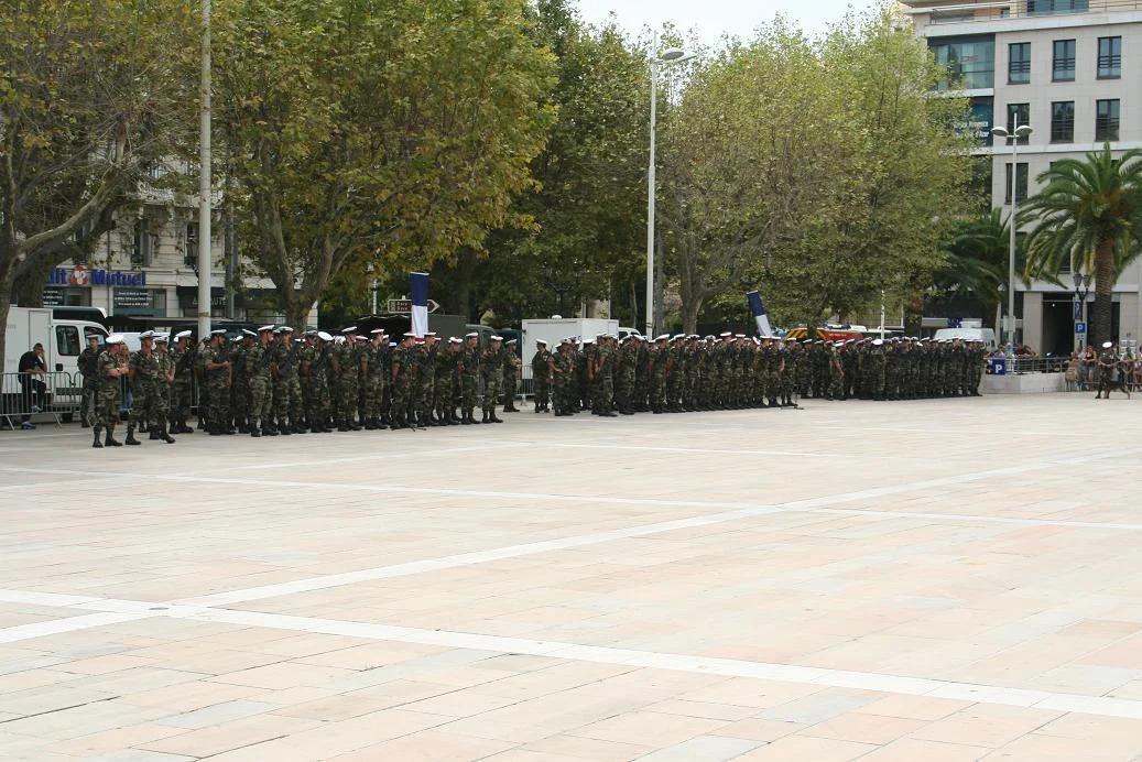 Les sections de fusiliers-marins