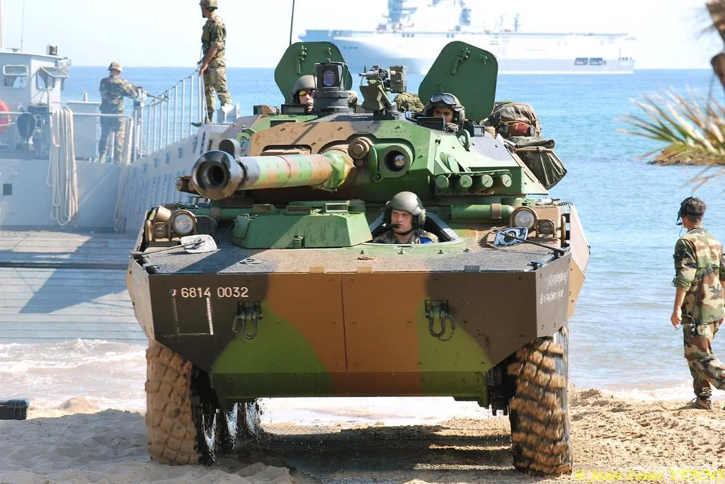 Débarquement des véhicules