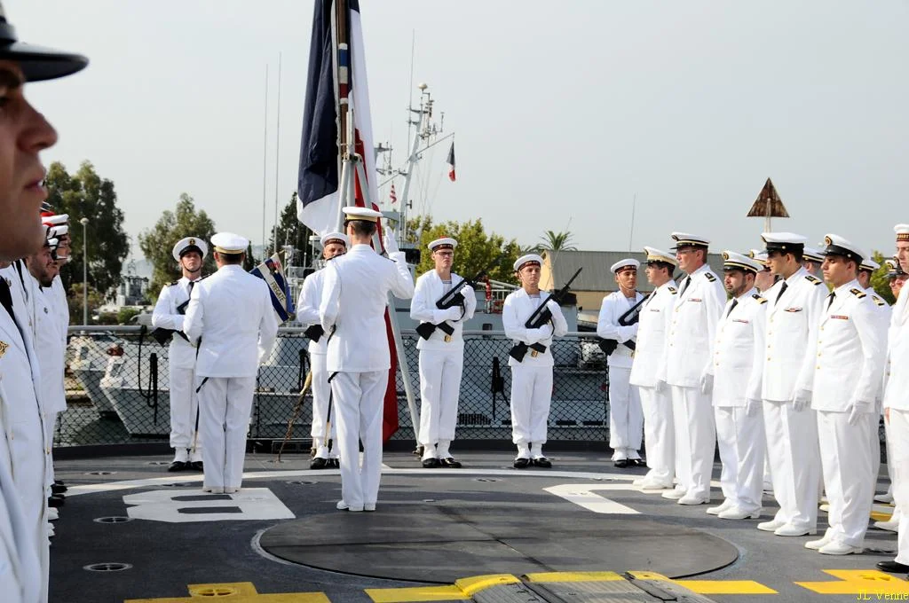 Prise de commandement de la frégate Jean Bart