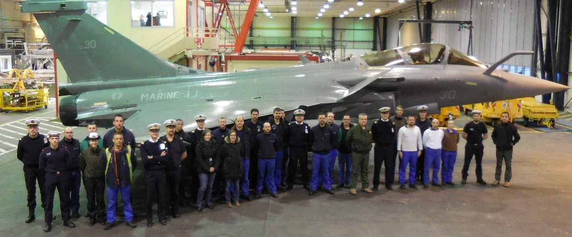 La BAN de Landivisiau accueille le premier Rafale F3-R